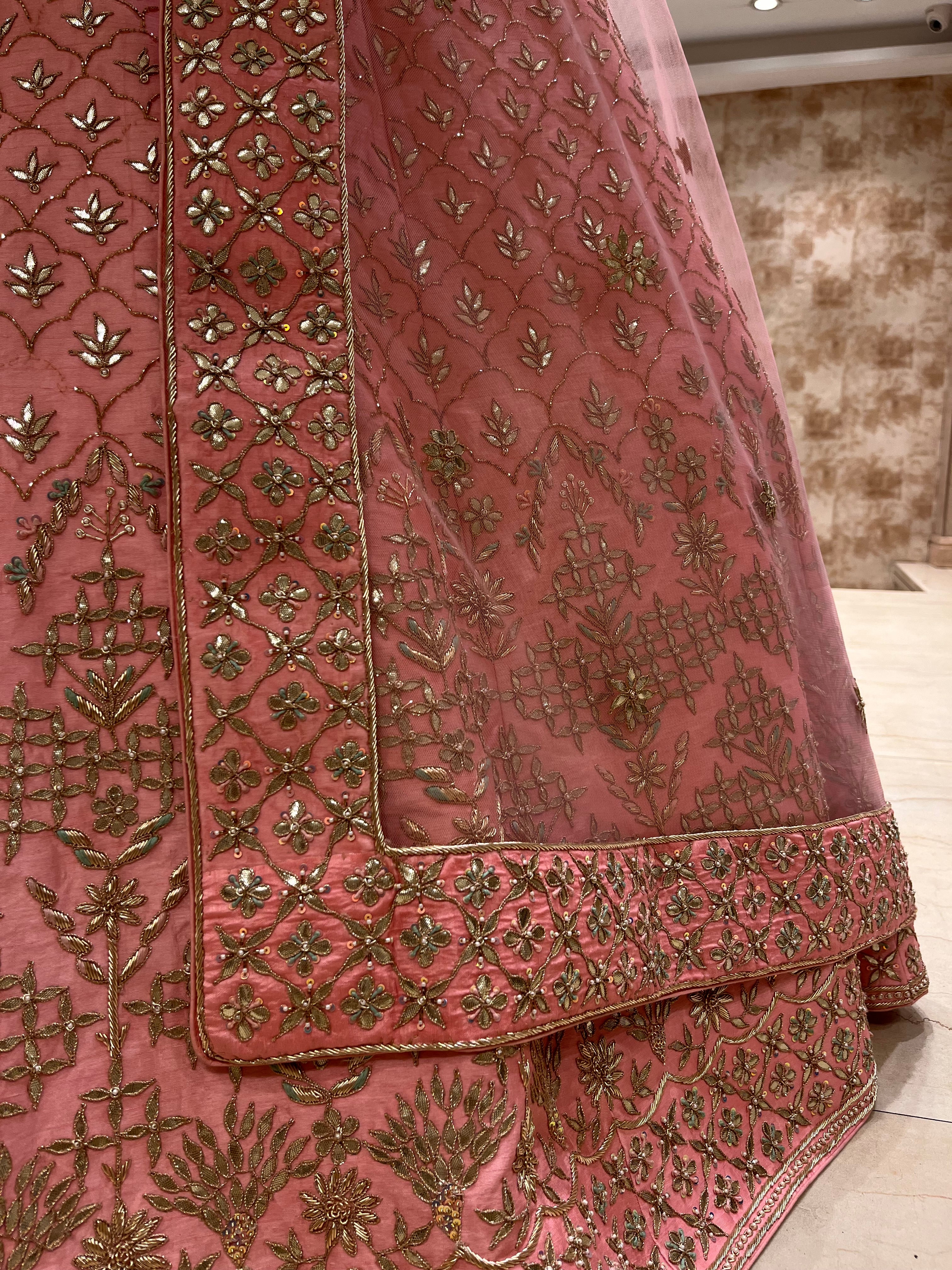 Jaipuri Bindori Bridal Lehenga set