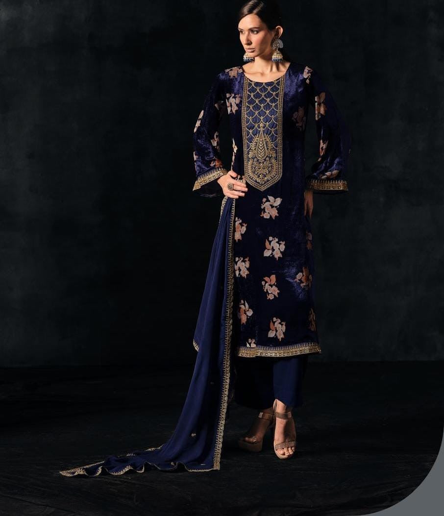 Makhmal stitched suit
