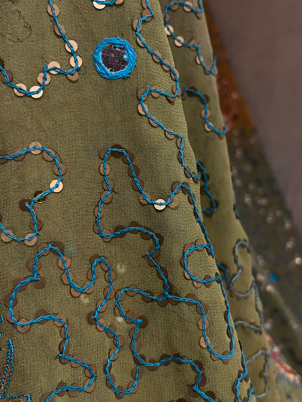 Rusty multicoloured Lehenga Set