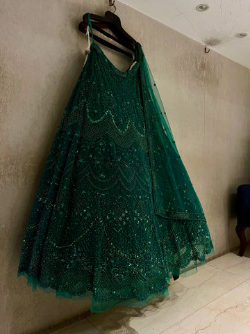 Emerald Lehenga set