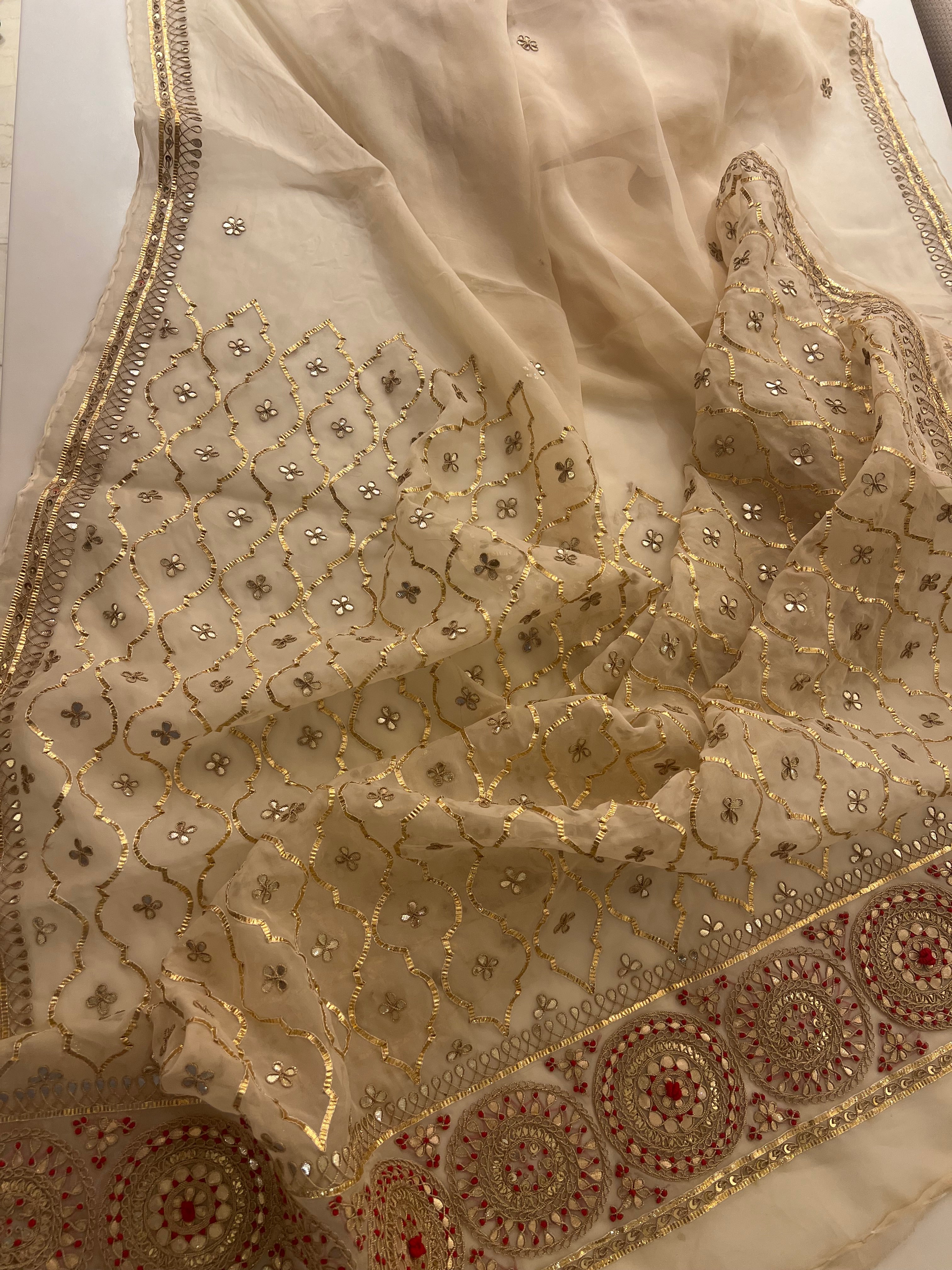 Ghoomar Rajputana saree