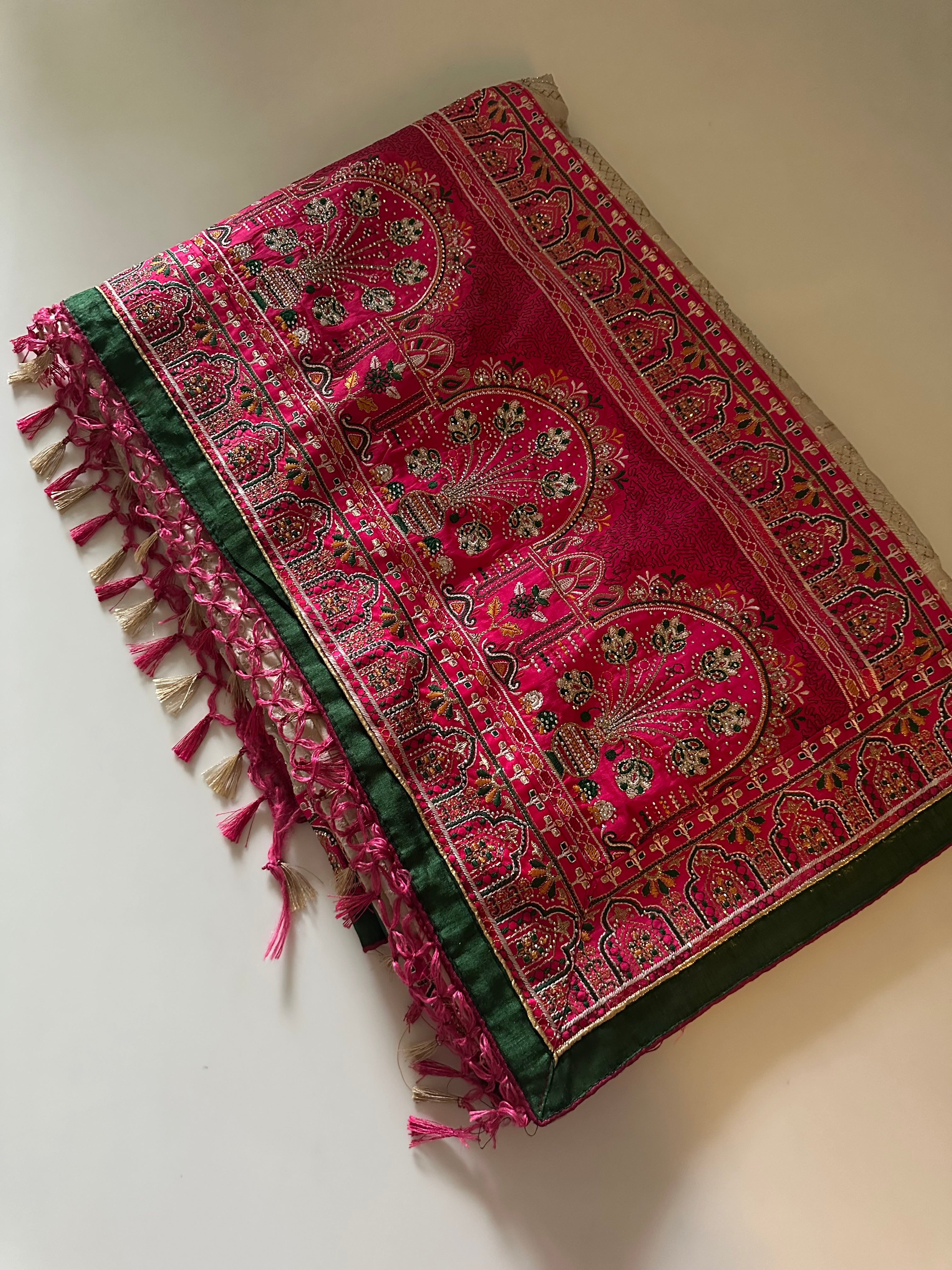 Fancy Lucknowi saree