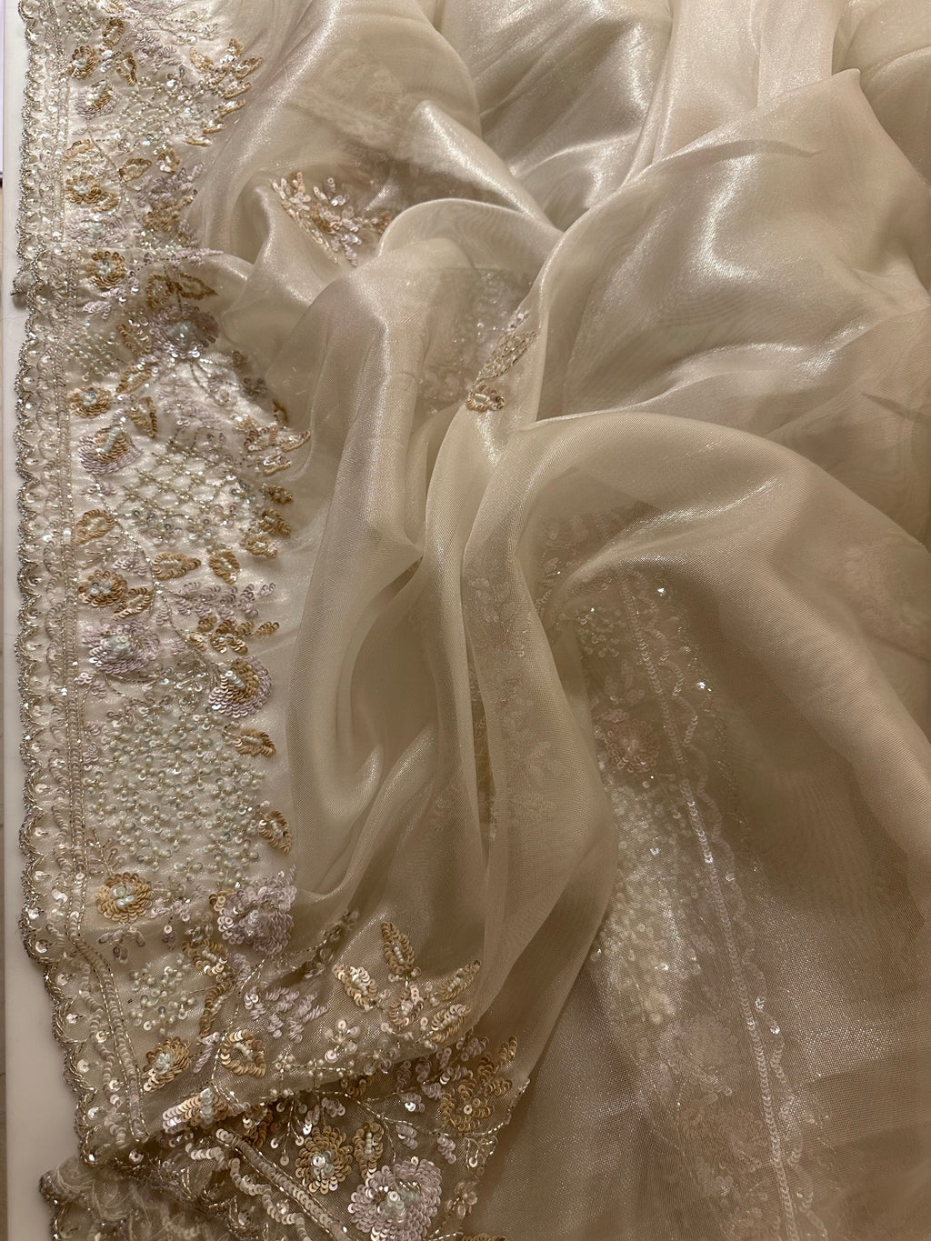 Tissue Moon Glow saree