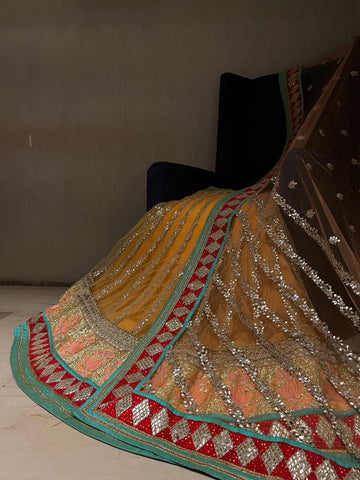 Jaipuri Gotta Patti lehenga set