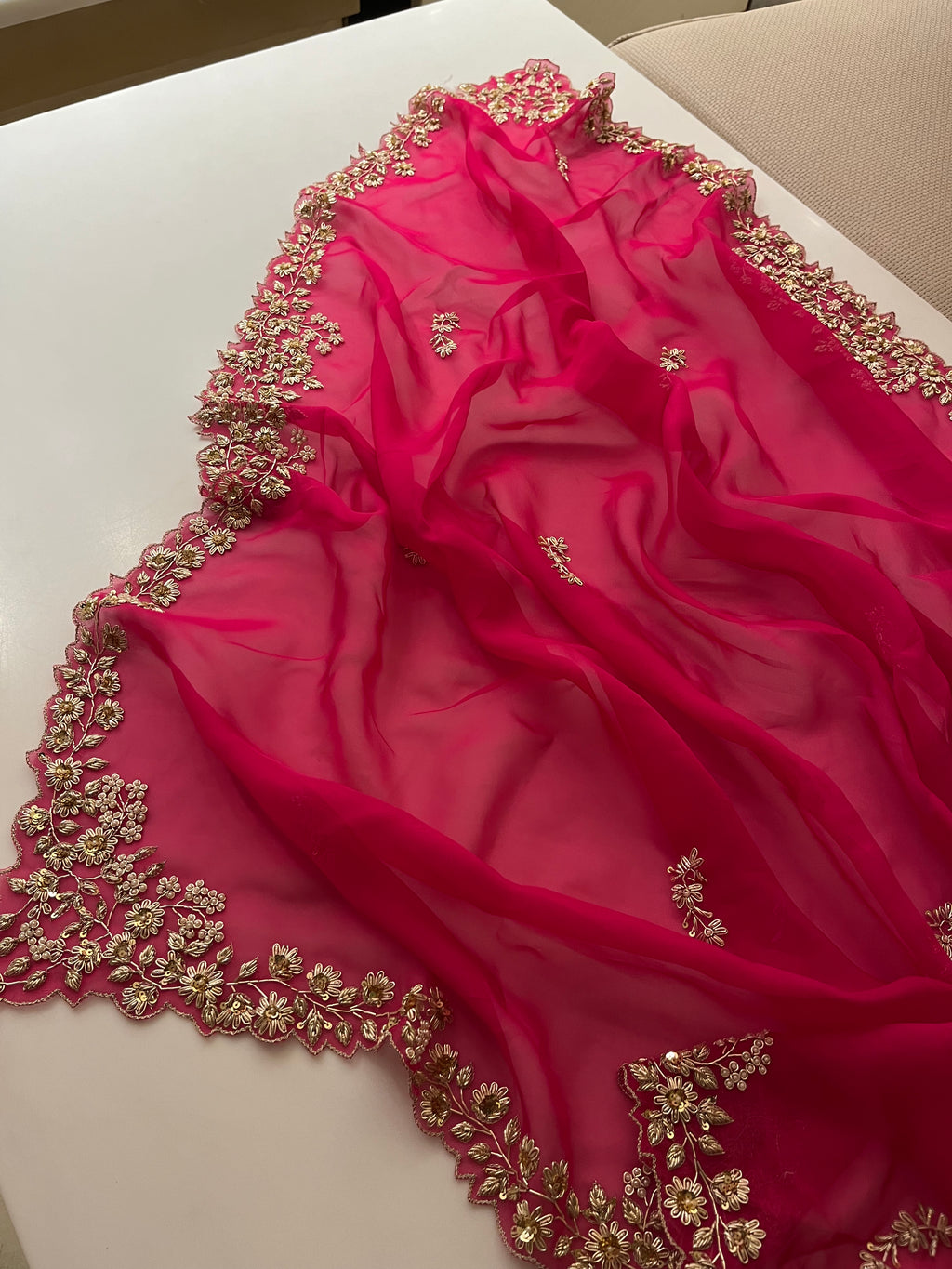 Raani pure Organza Saree