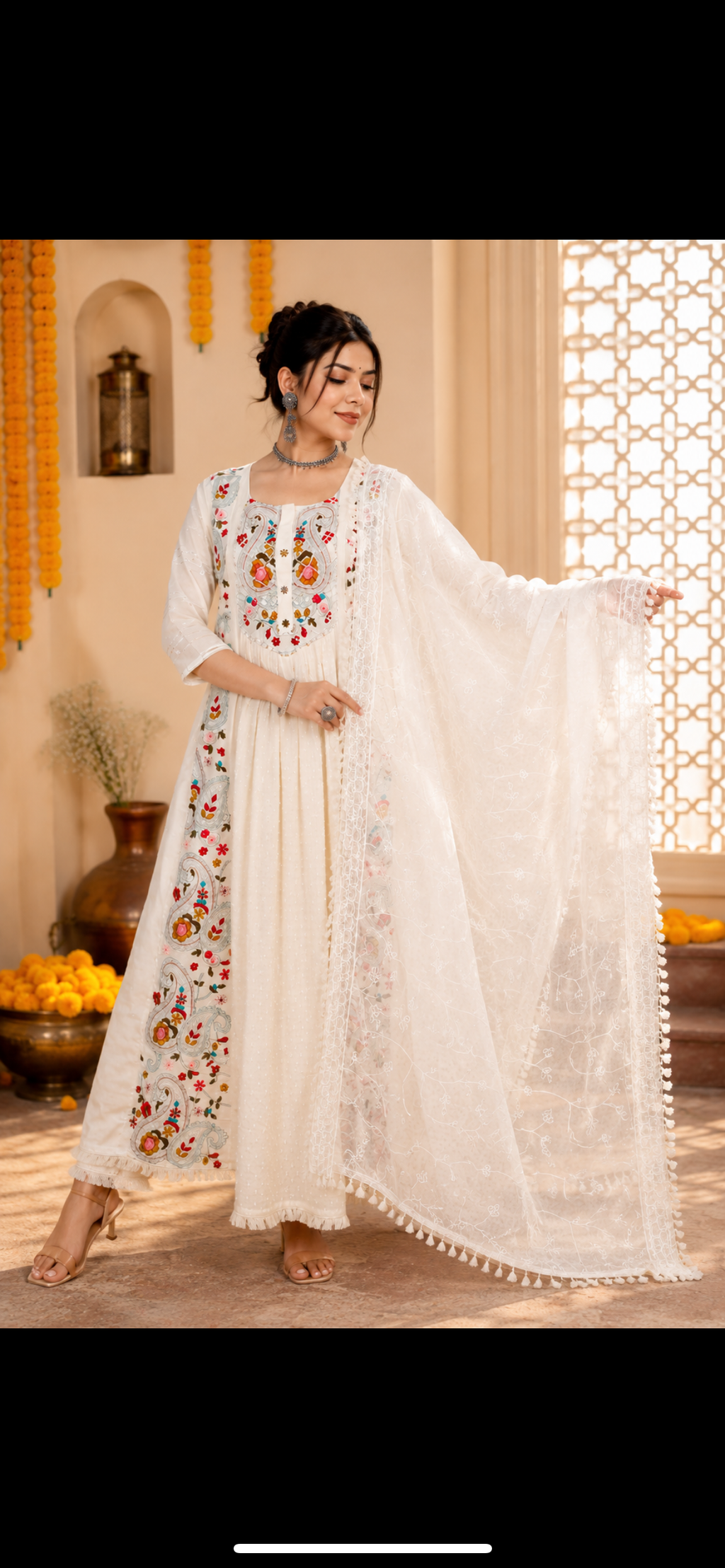 Kairi cotton Anarkali