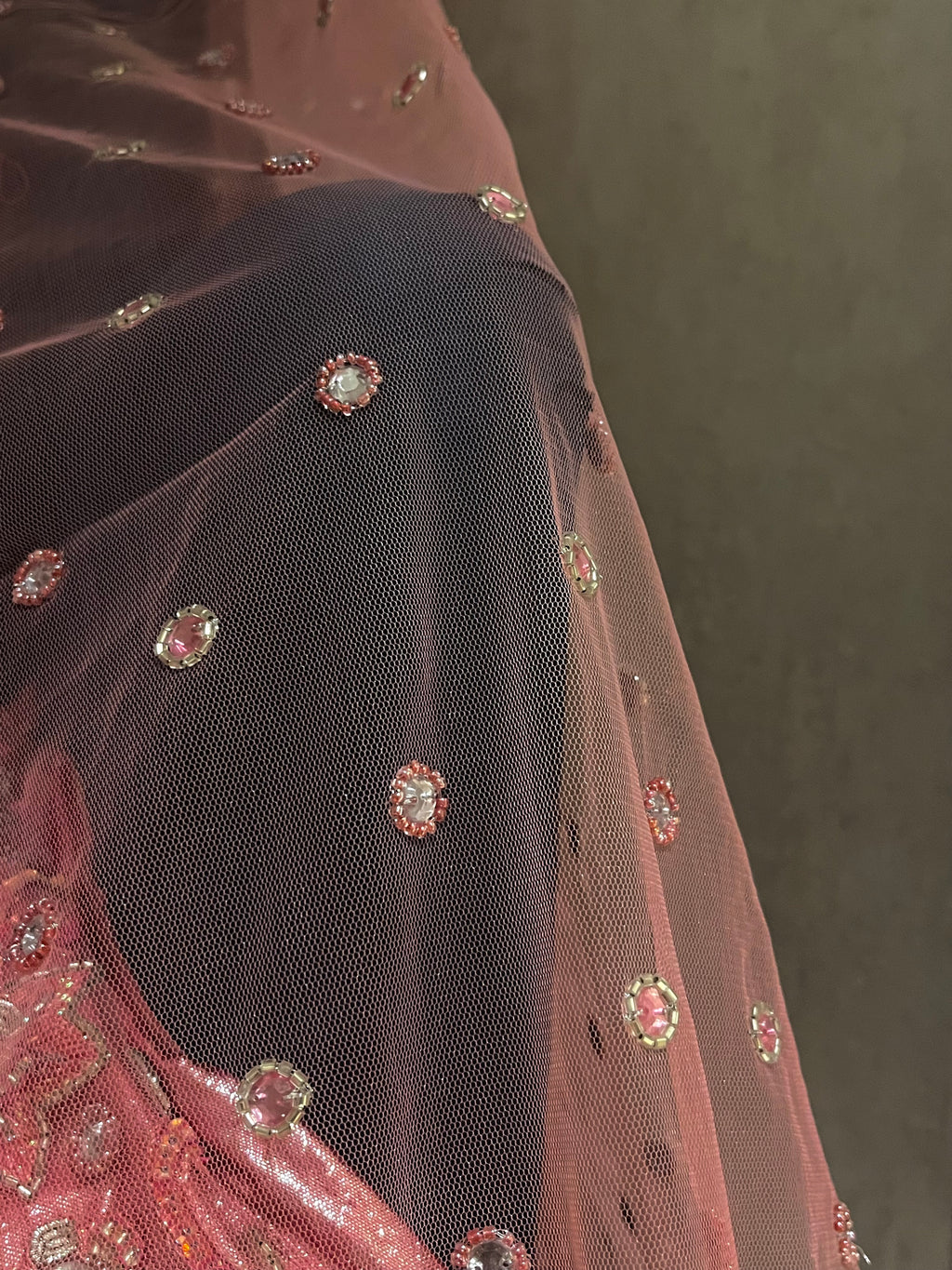 Shimmer Pink Glam Lehenga Set