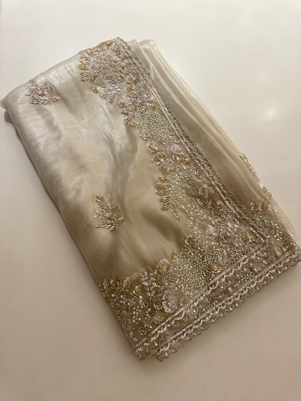 Tissue Moon Glow saree
