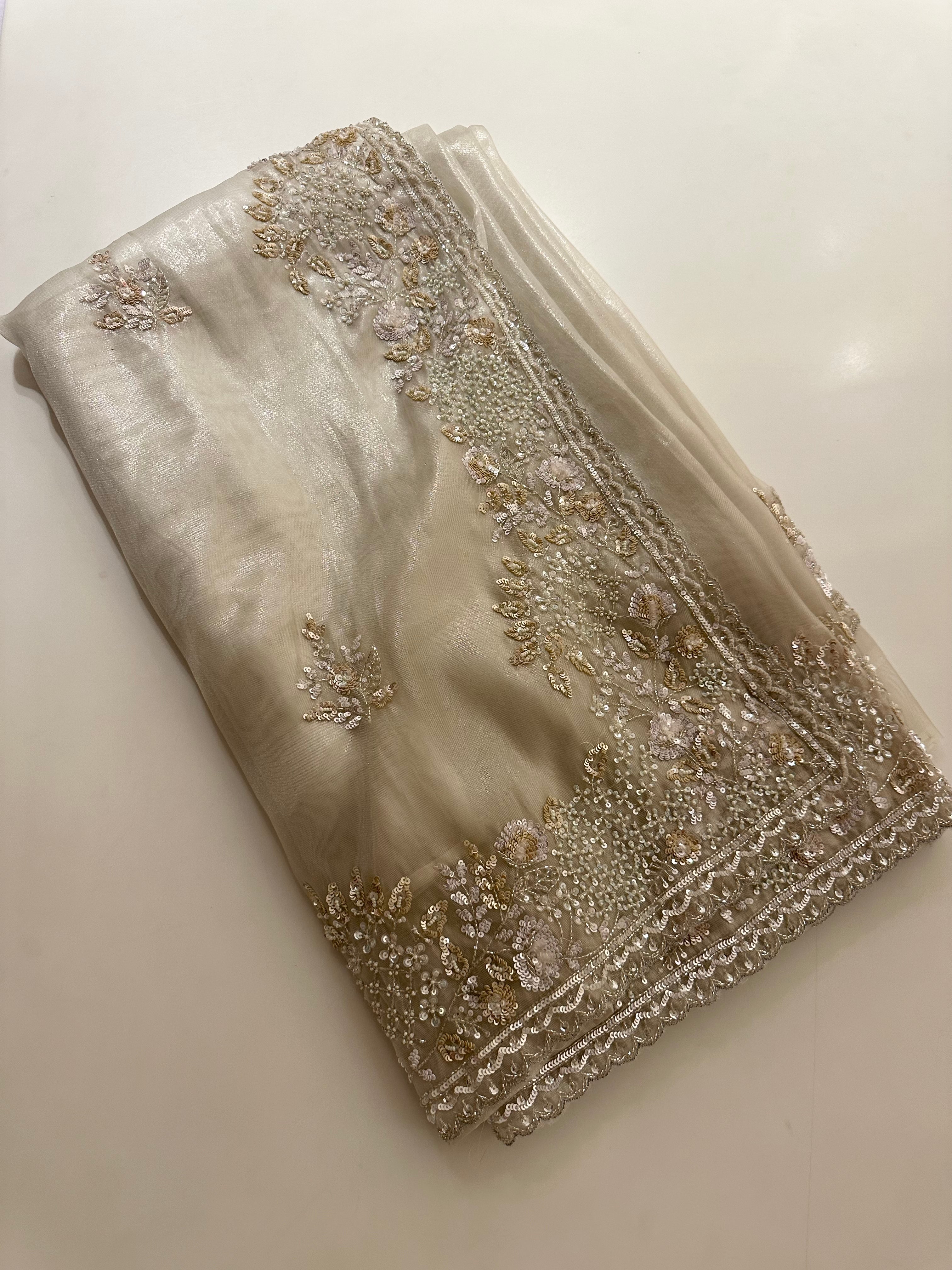 Tissue Moon Glow saree