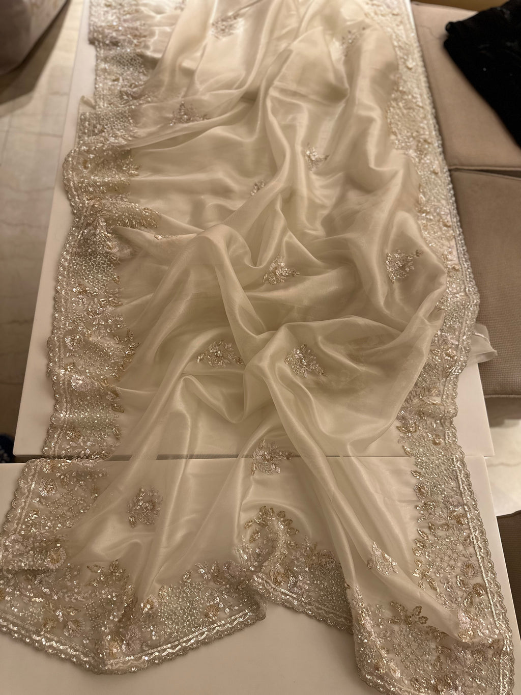 Tissue Moon Glow saree