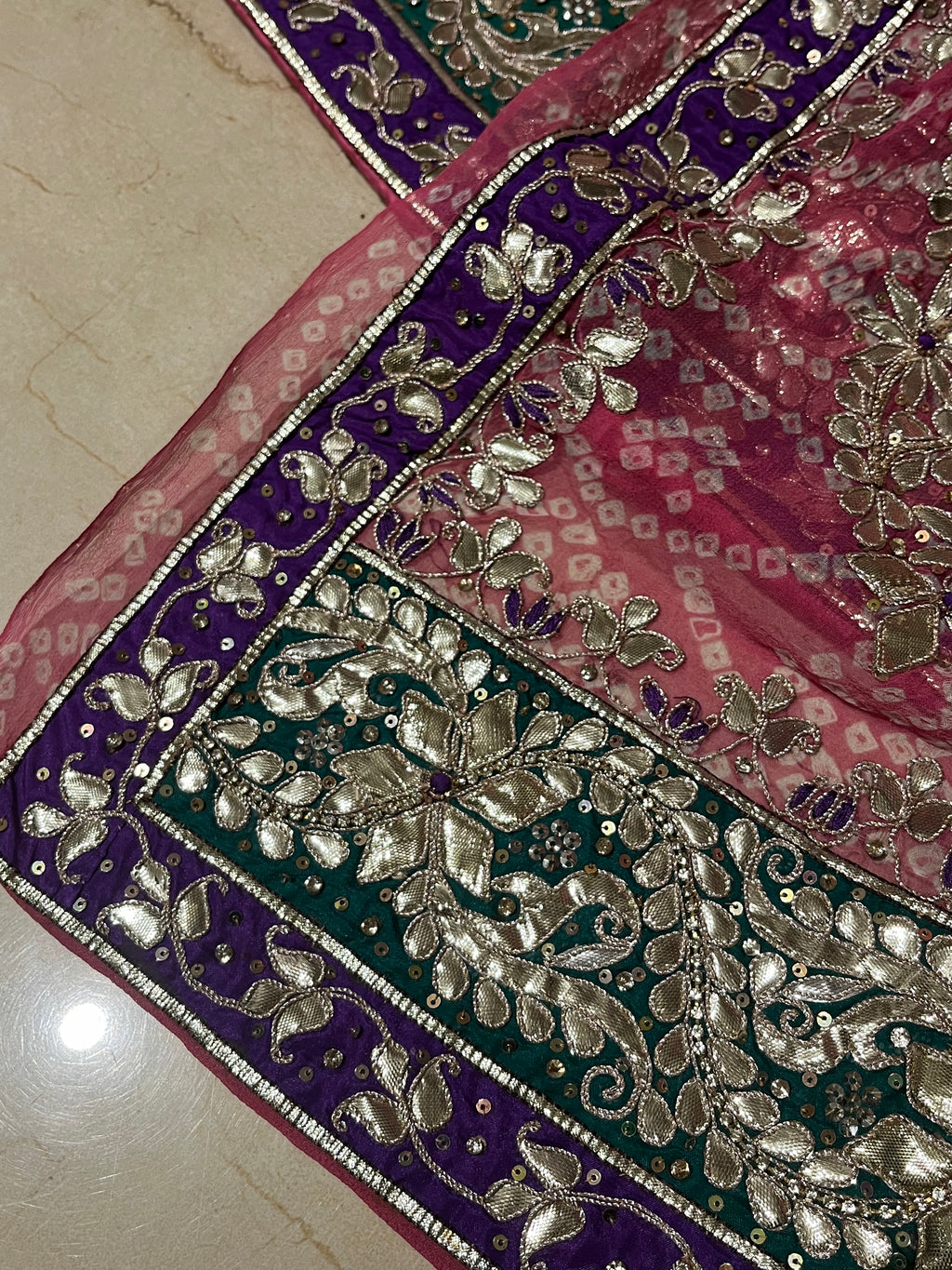 Traditional Bandej Lehenga Set