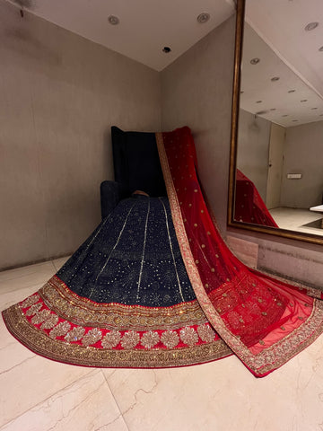 Sabya Style Lucknowi Lehenga Set