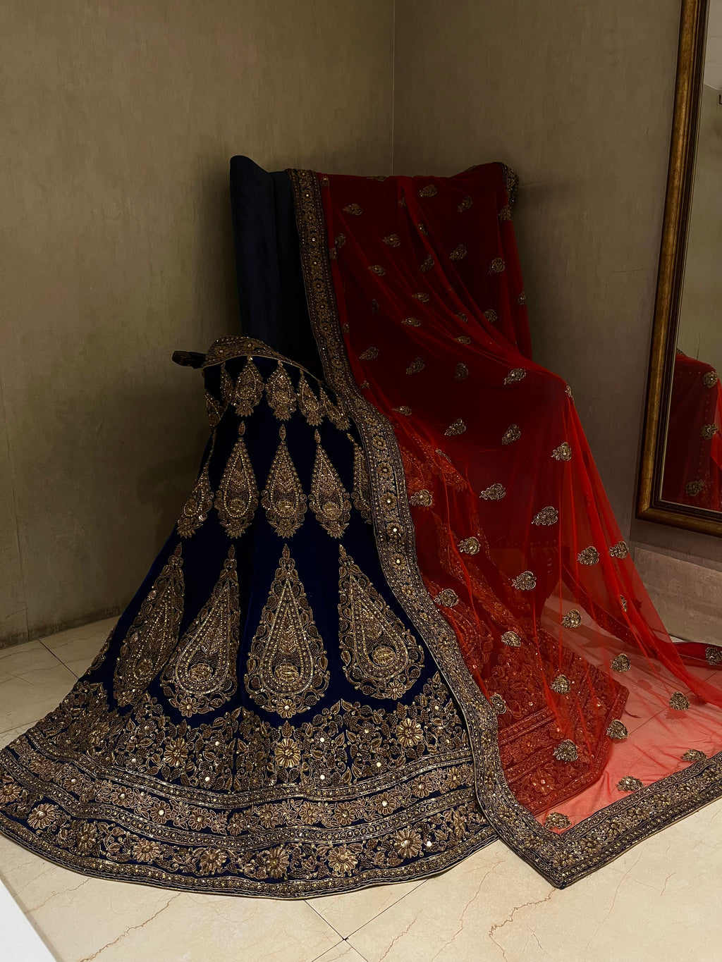 Mughal Zardozi Lehenga