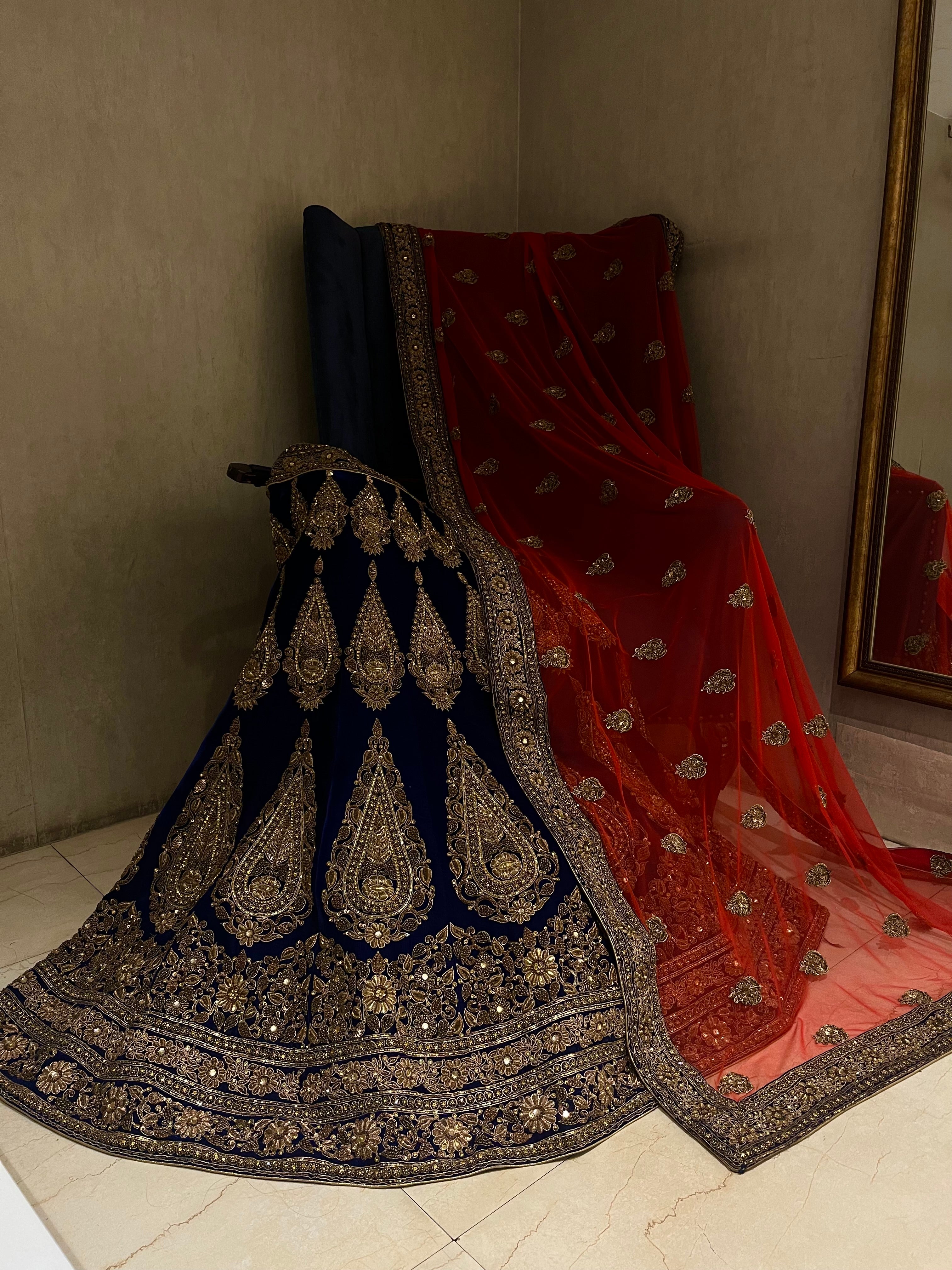 Mughal Zardozi Lehenga