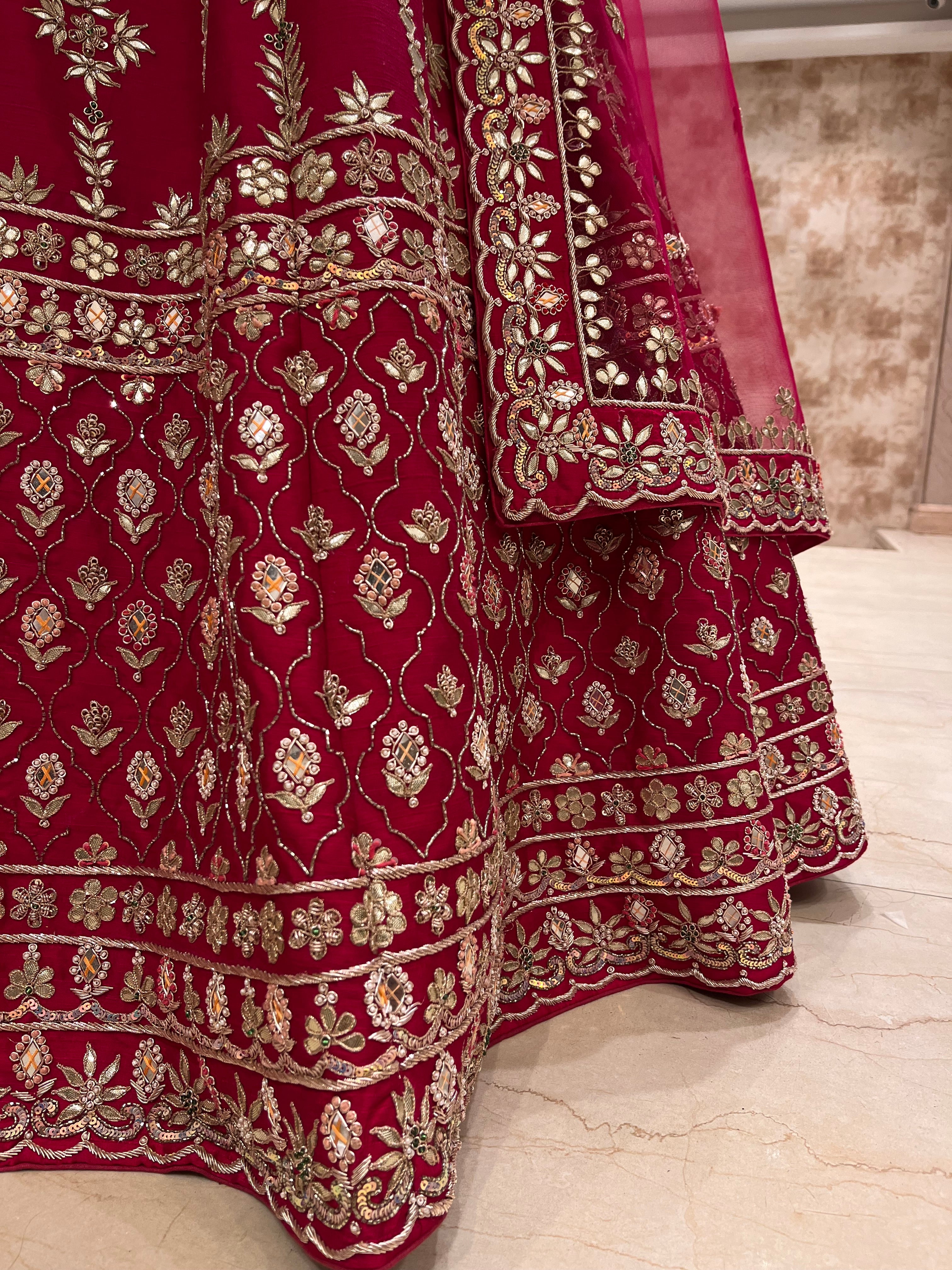 Gotta Patti Bridal Lehenga