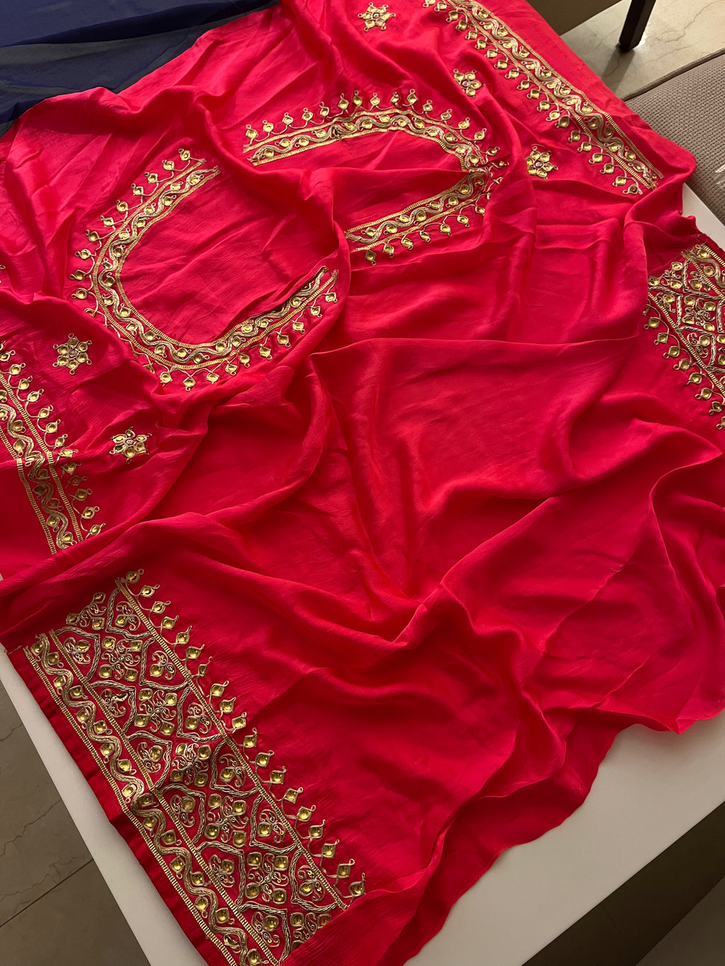Pure Georgette Marwari Saree