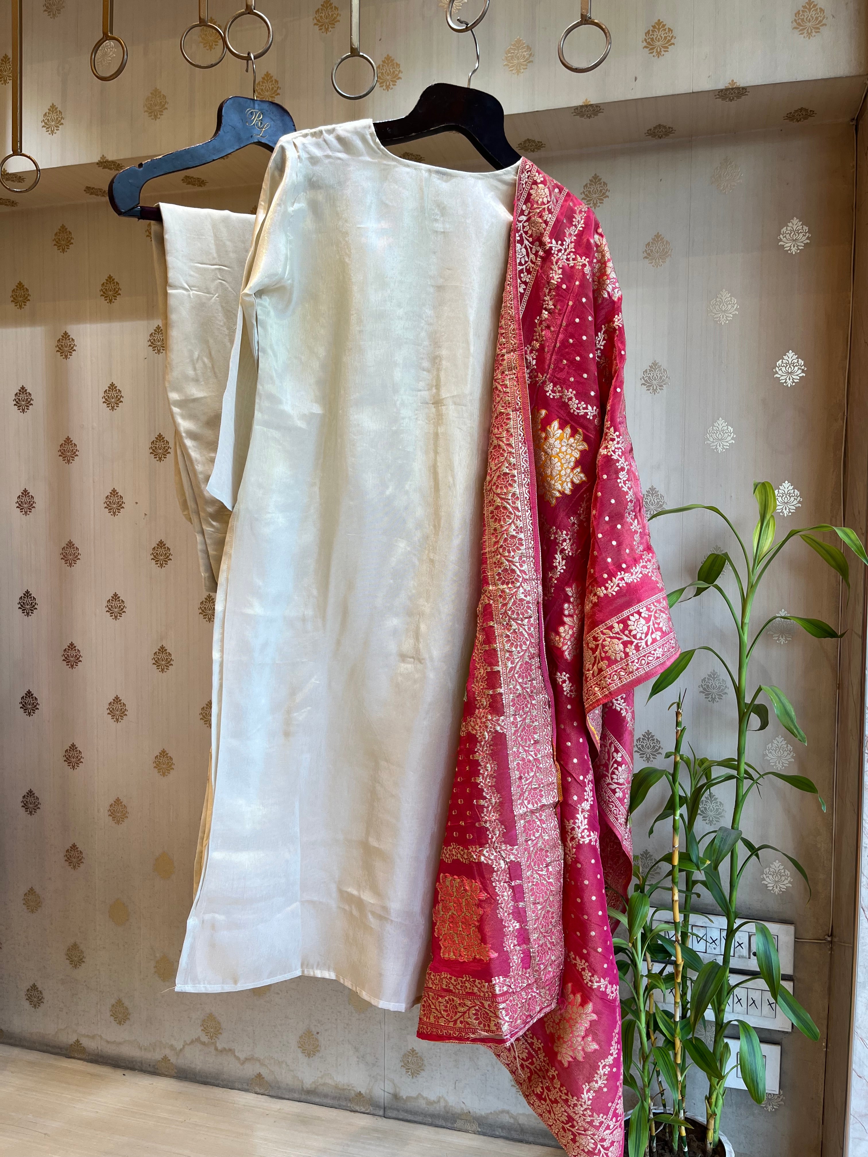 Tissue Silk Suit Set