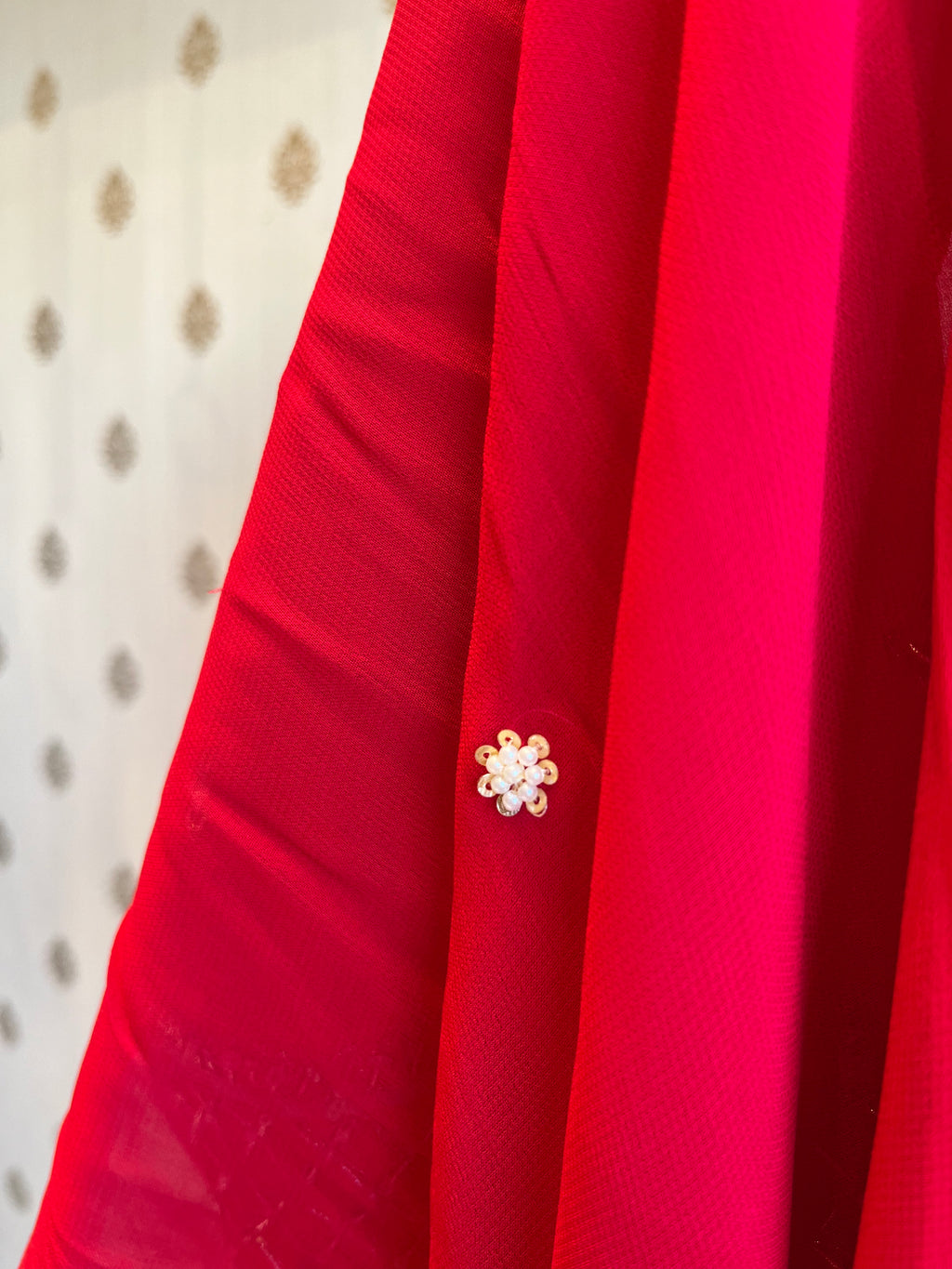 Magenta Pink Silk Suit