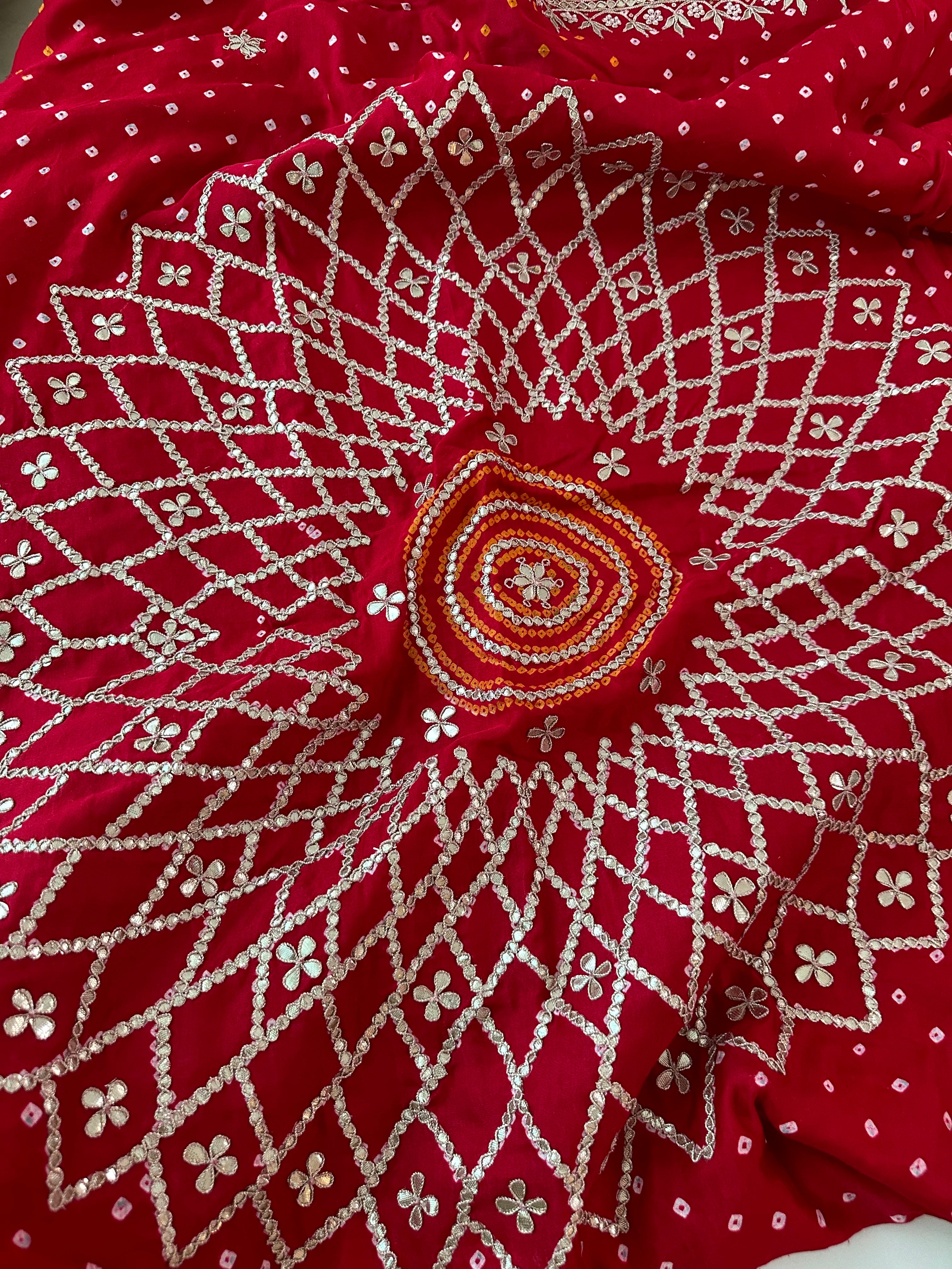 Pure Gajji Silk Saree