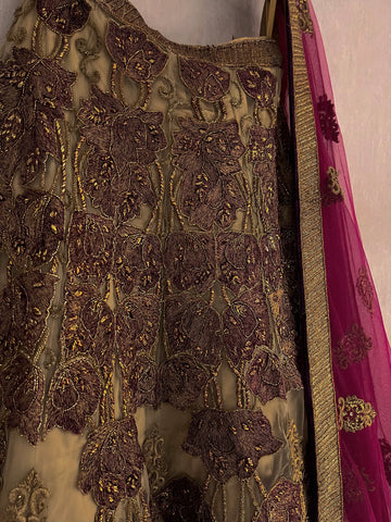 Designer Antique zardozi lehenga set