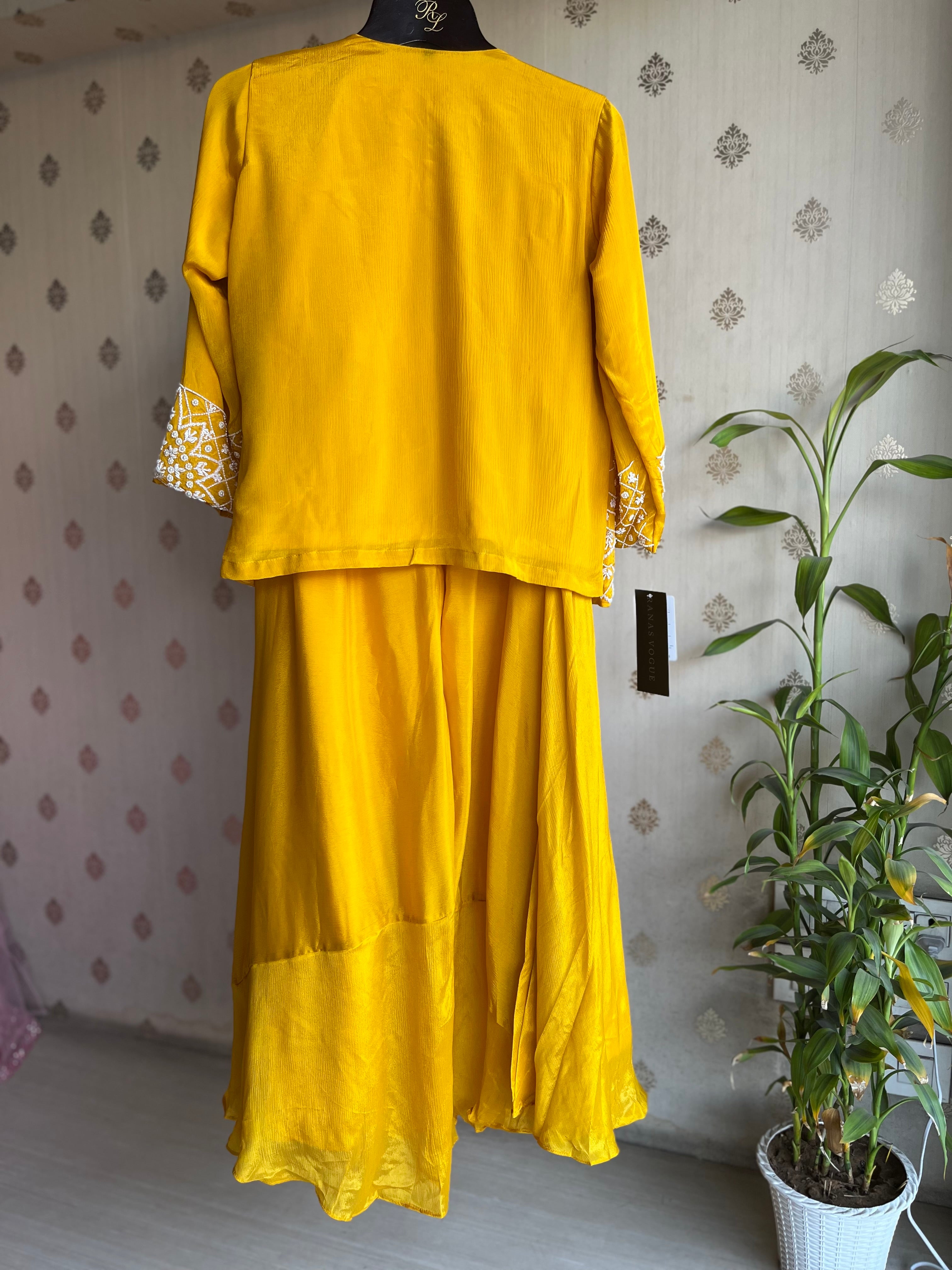 Mustard Indo-Western Set