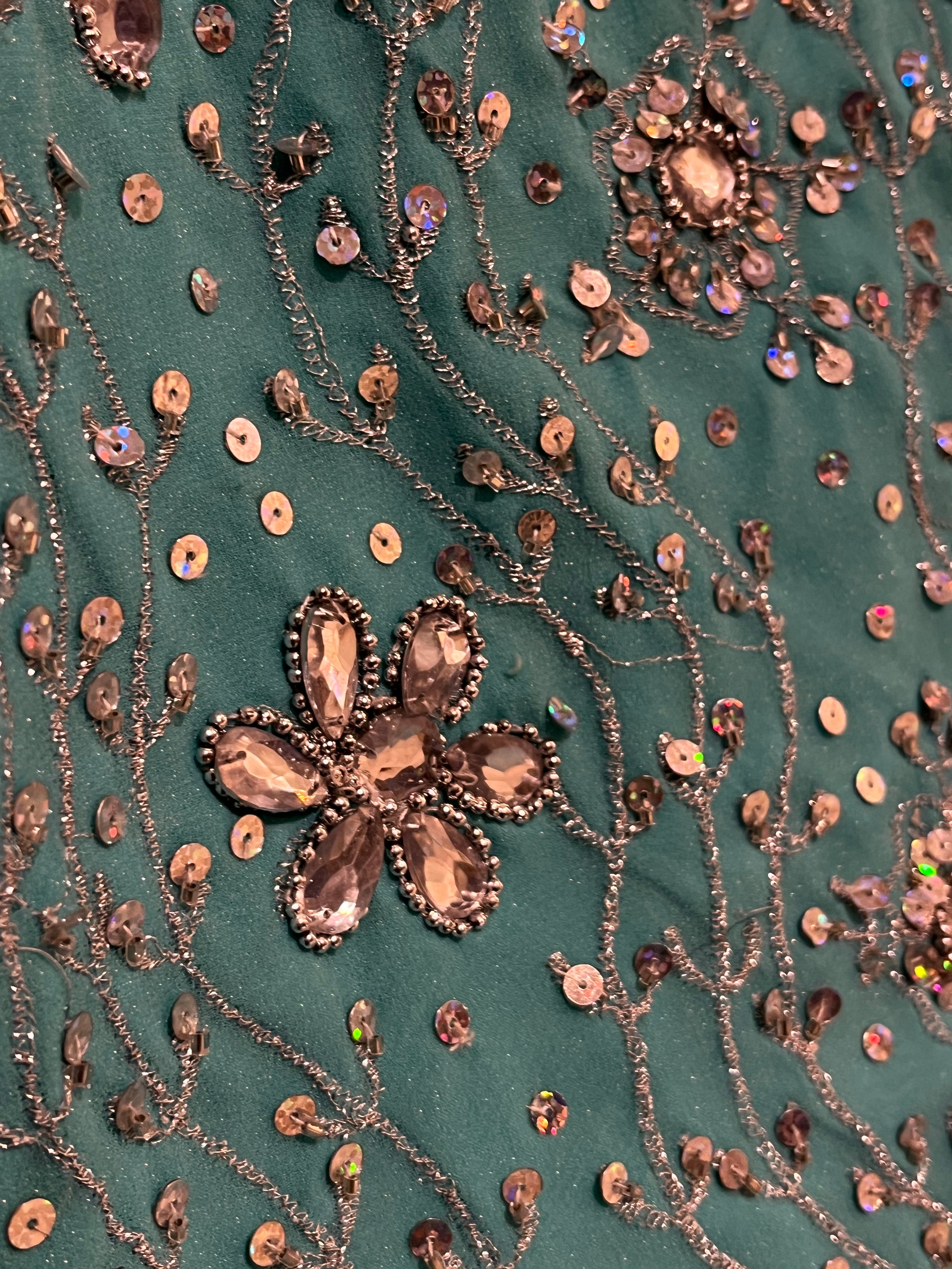 Sky Glitter Lehenga Set