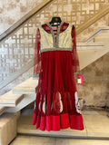Traditional Red Anarkali