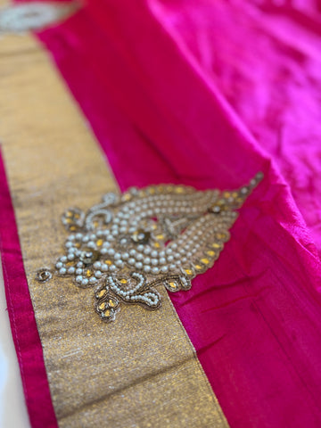 Pure platinum double diamond chiffon