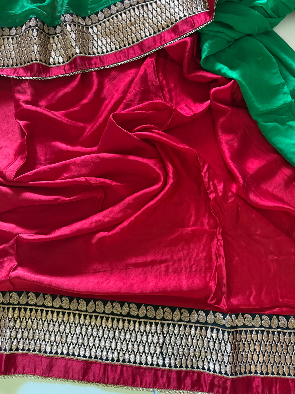 Paan Chiffon Saree