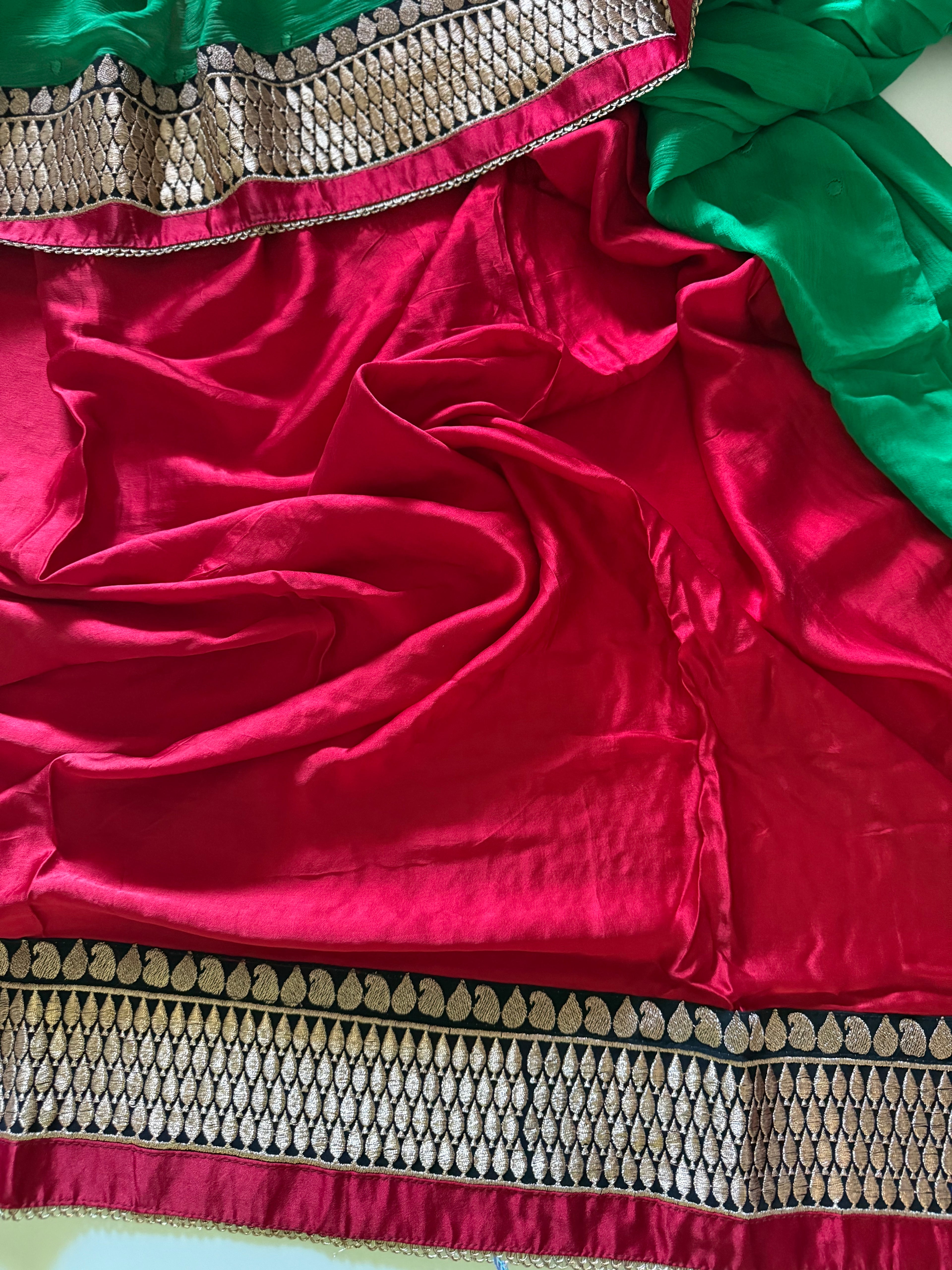 Paan Chiffon Saree