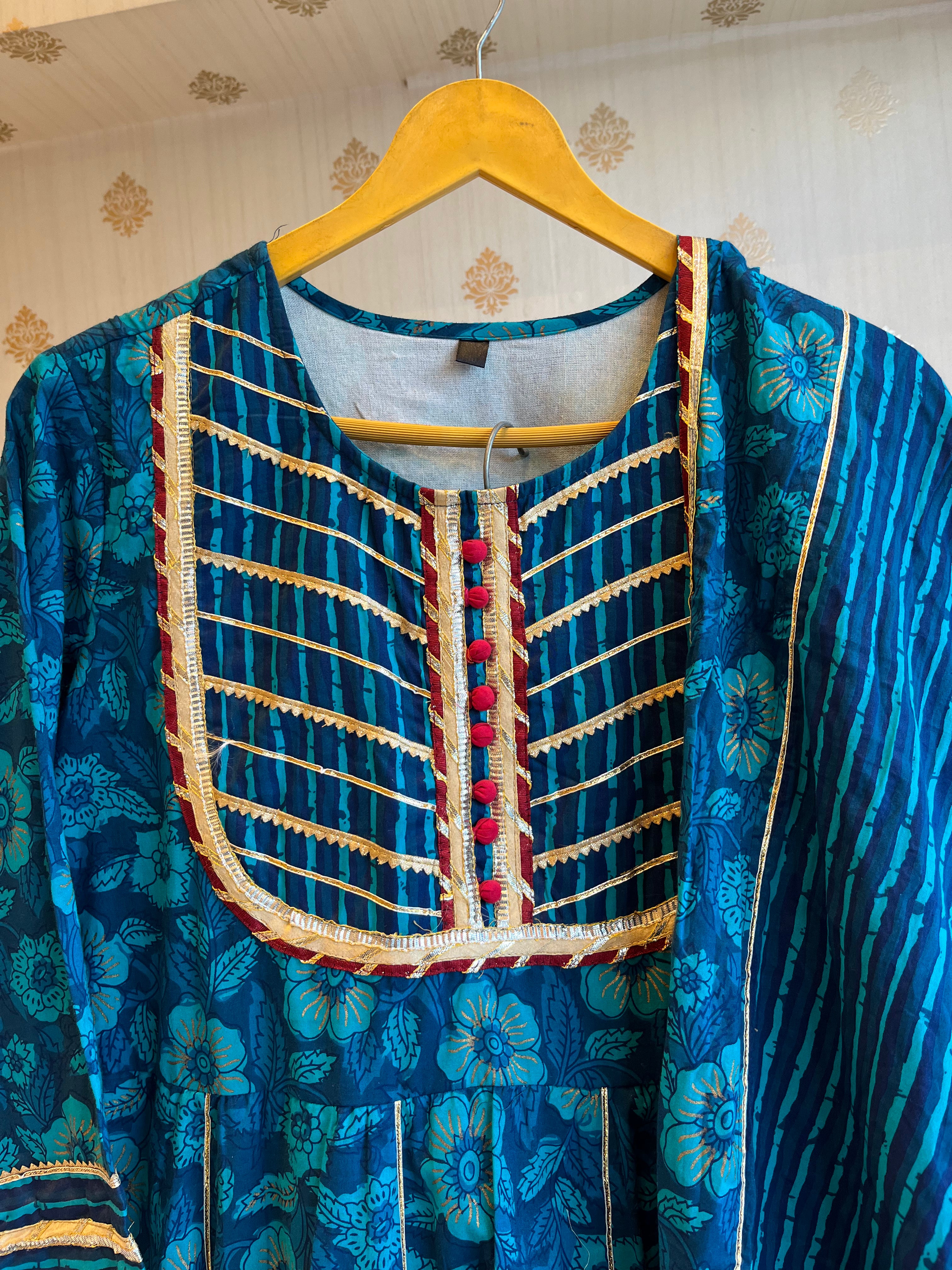 Printed Cotton Sharara Set