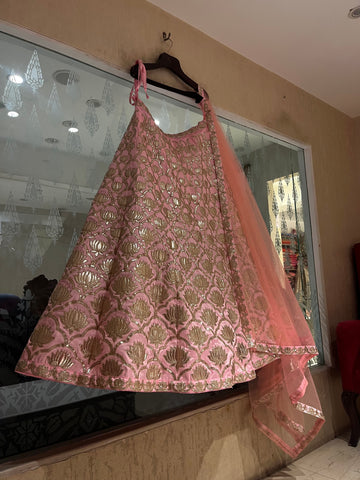 kamal in pink lehenga set