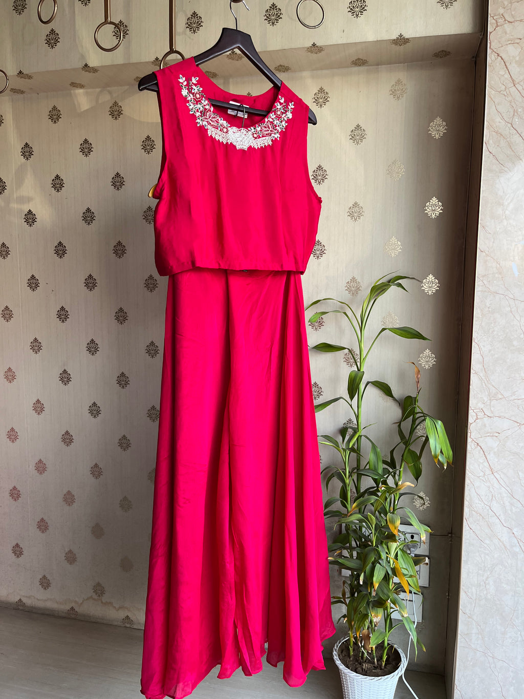 Bright Pink Indoor-Western Set