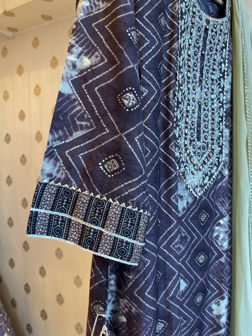 Printed Cotton kurti and dupatta Set