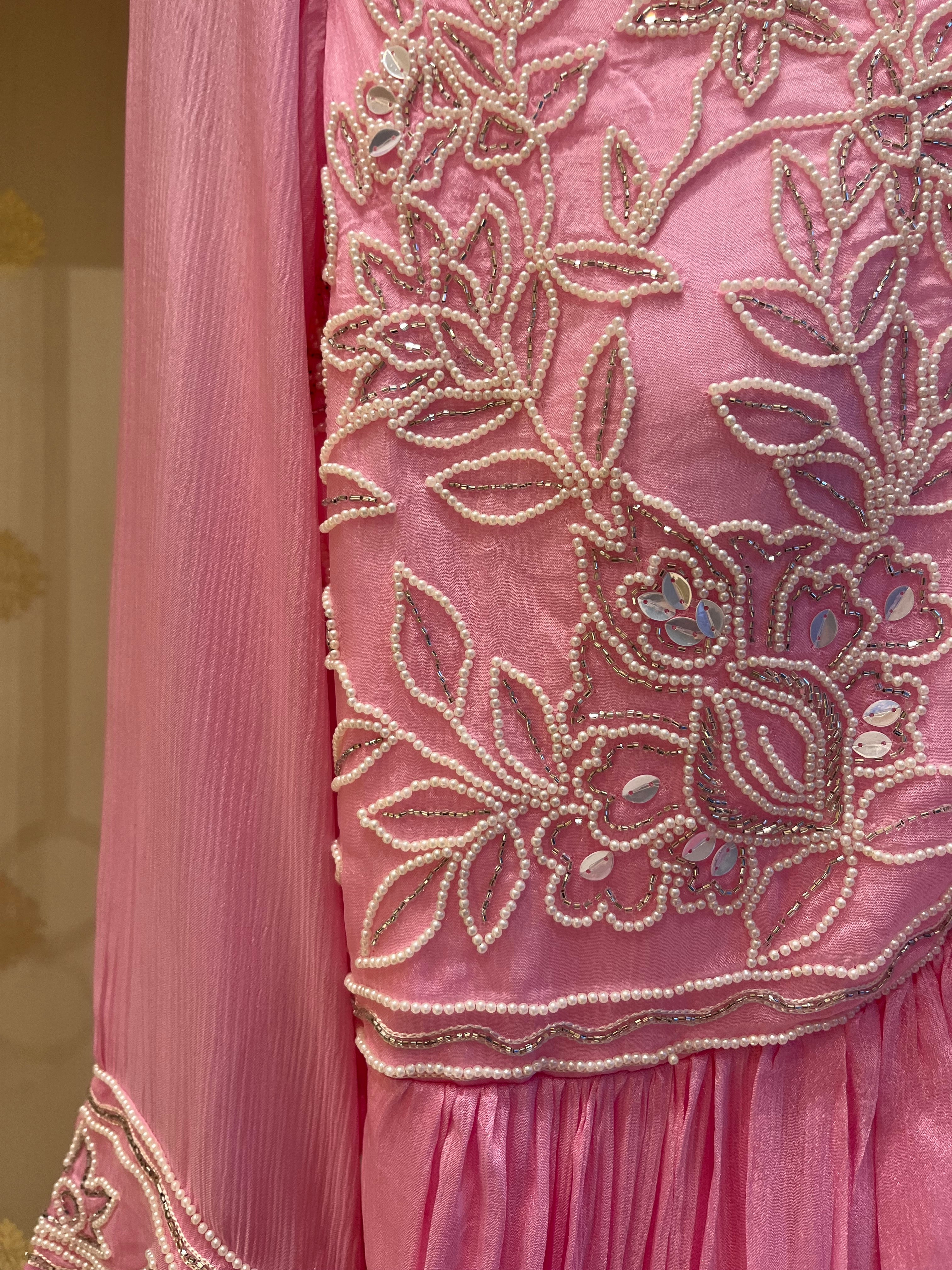 Pink Ombré Anarkali