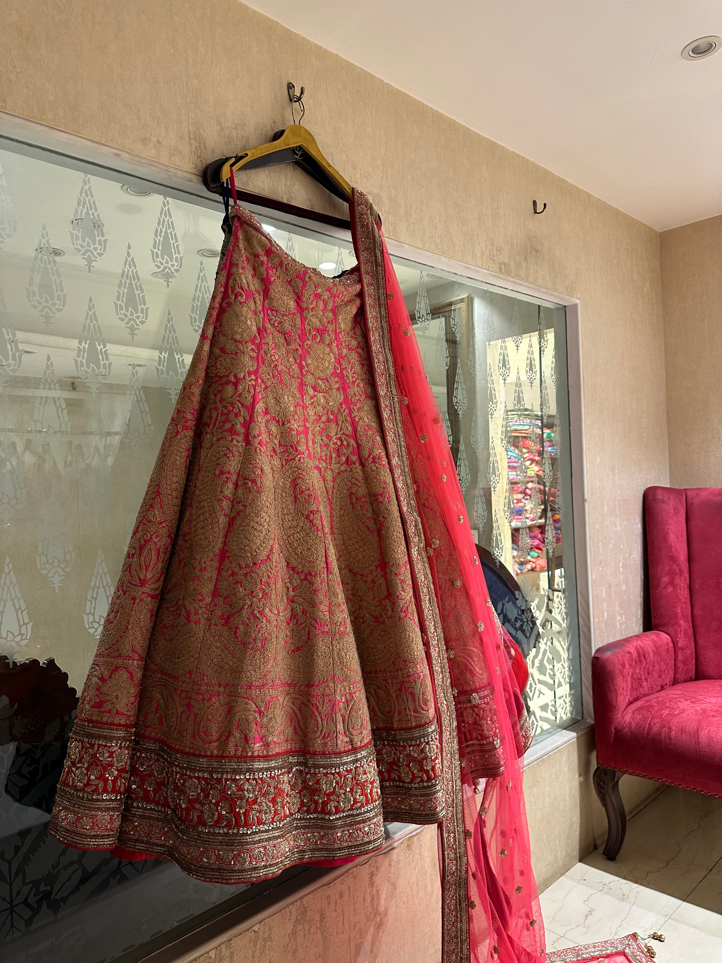 Classy and Subtle handwork lehenga