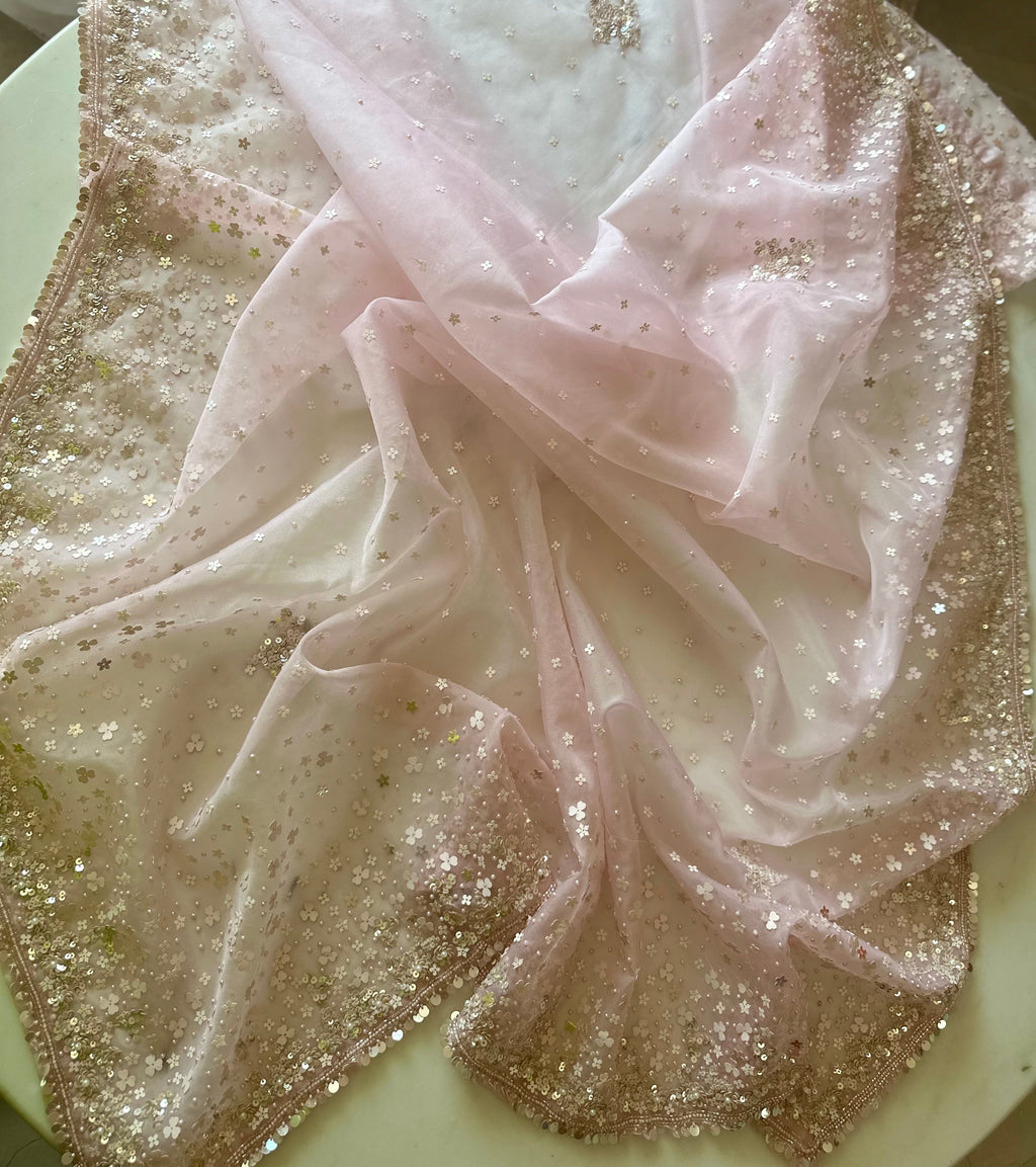 Pink Stars Parisa Saree