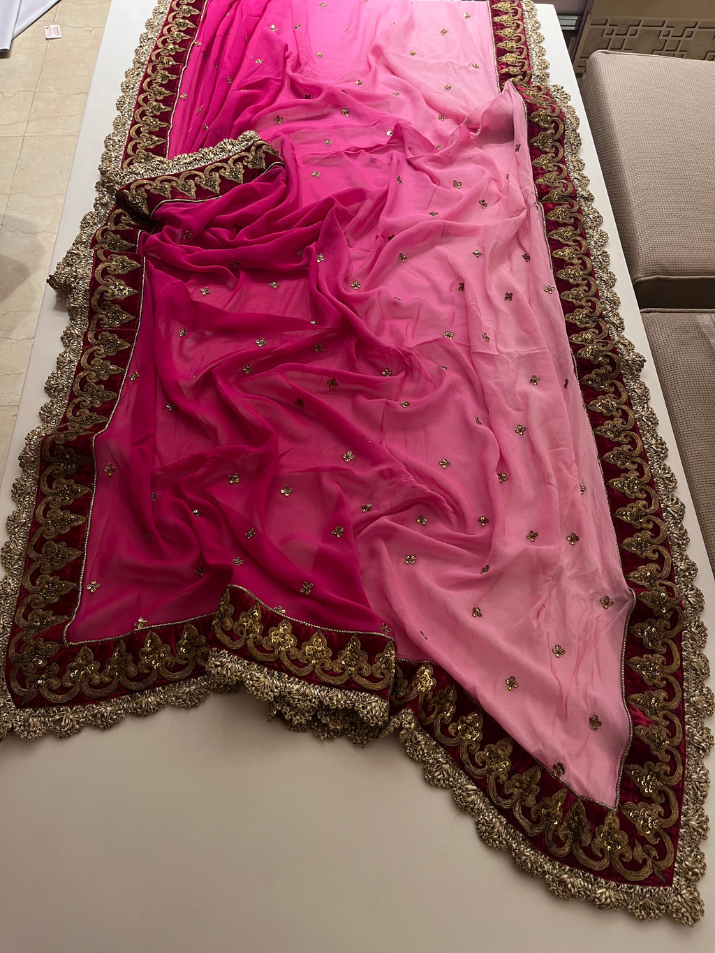 Shades Of Pink Saree