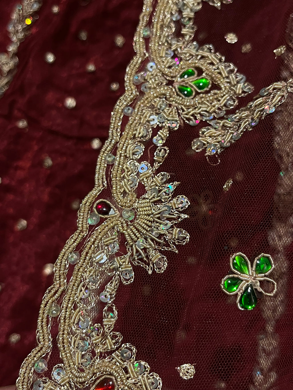 Rajwada style net lehenga set