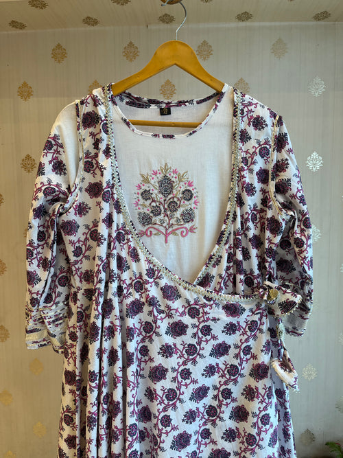 Printed Cotton Angrakha