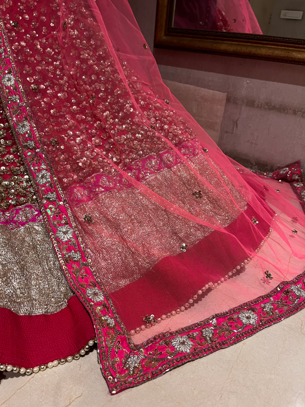 raani sequins lehenga set
