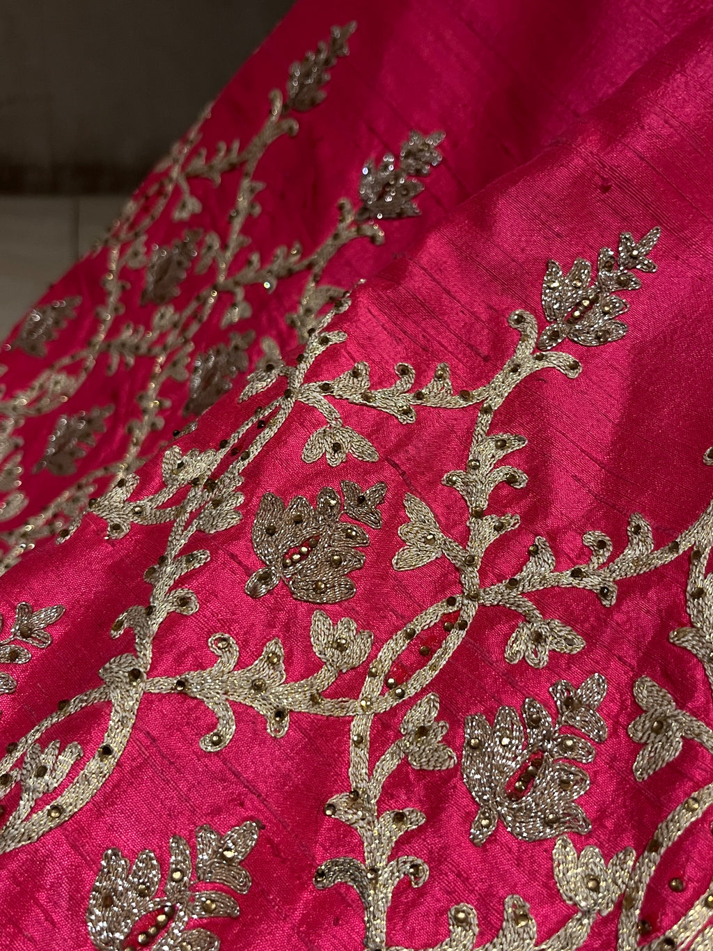 evening pink lehenga set