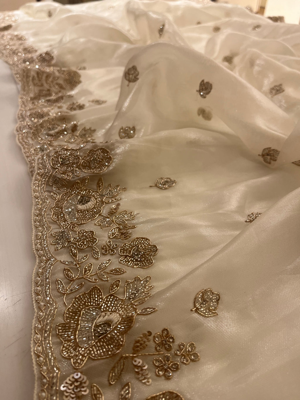 royal zardozi saree