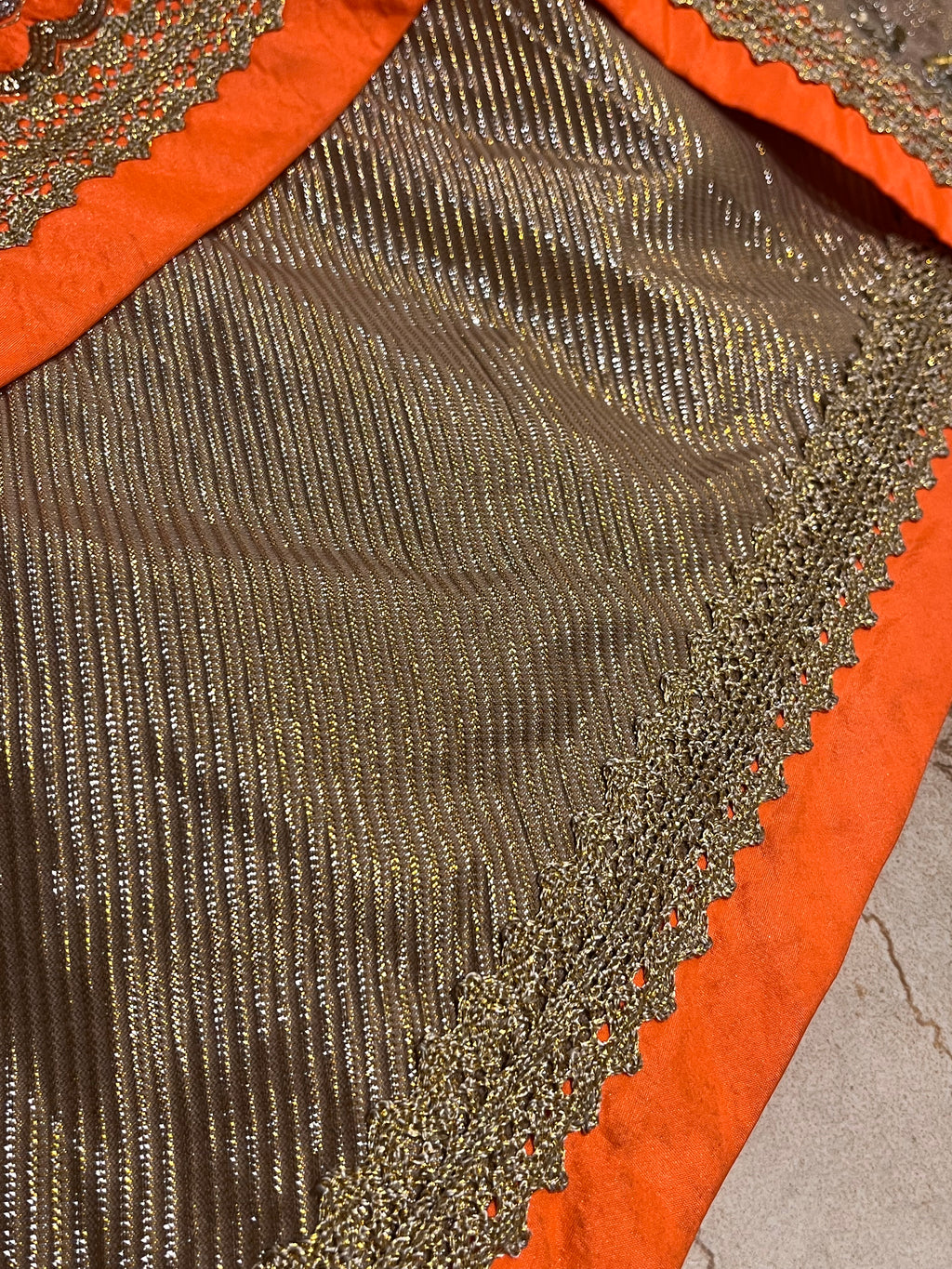 Crème Lehenga set
