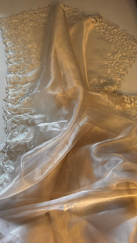 Débutante Champagne Saree