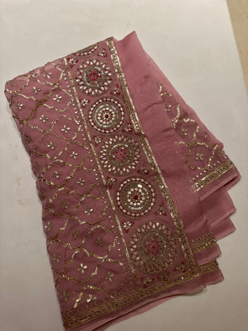 Ghoomar Rajputana saree