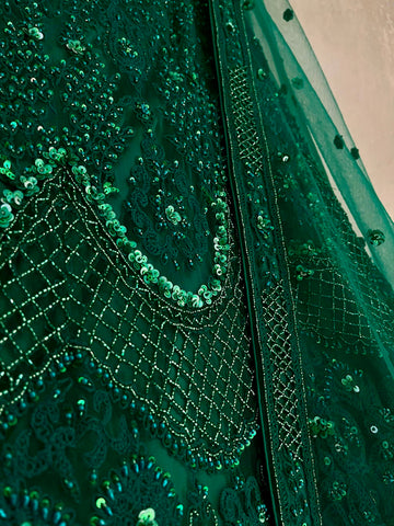 Emerald Lehenga set