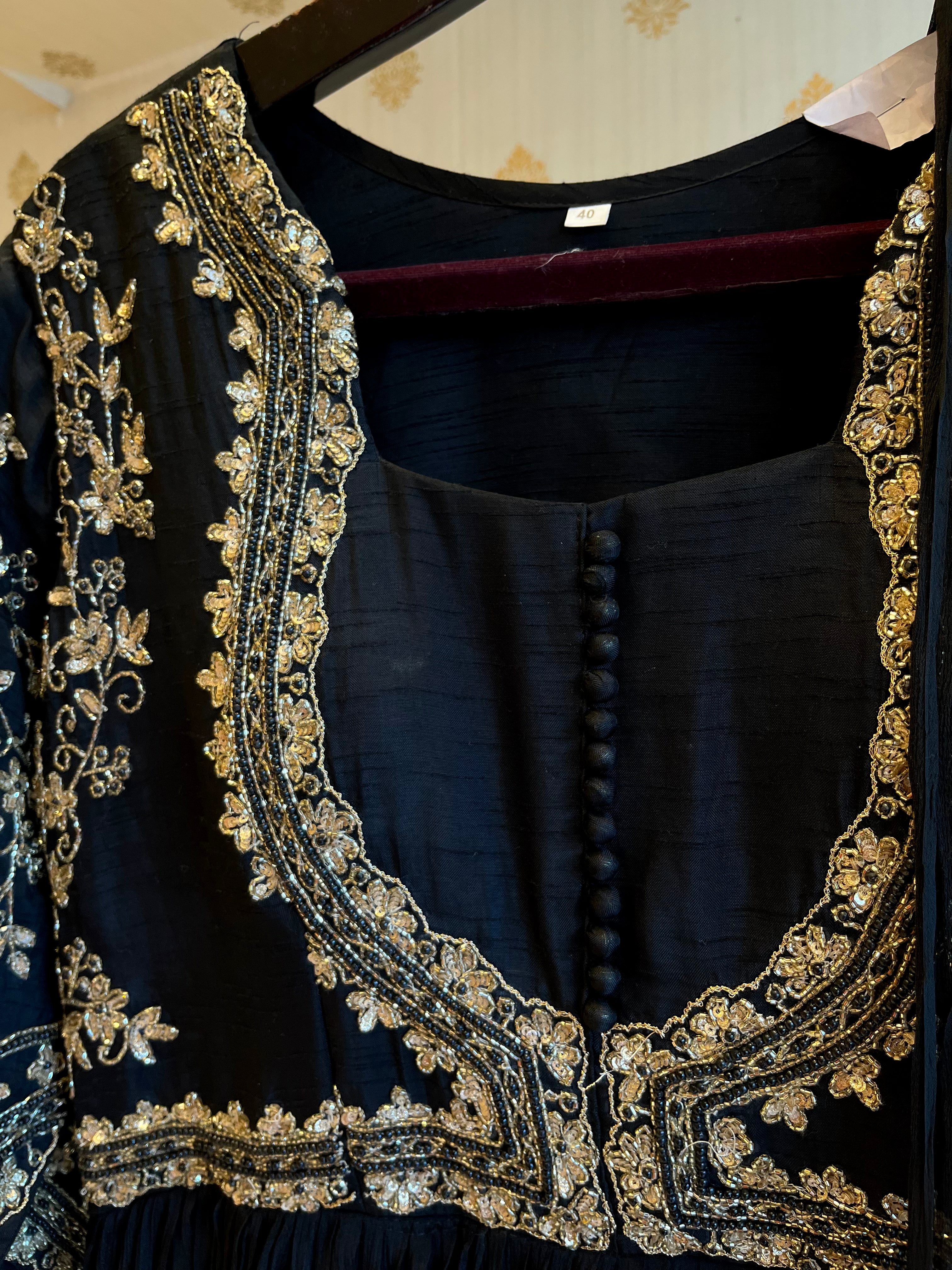 Black Charm Anarkali