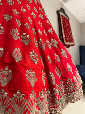 Bridal Red Lehenga Set