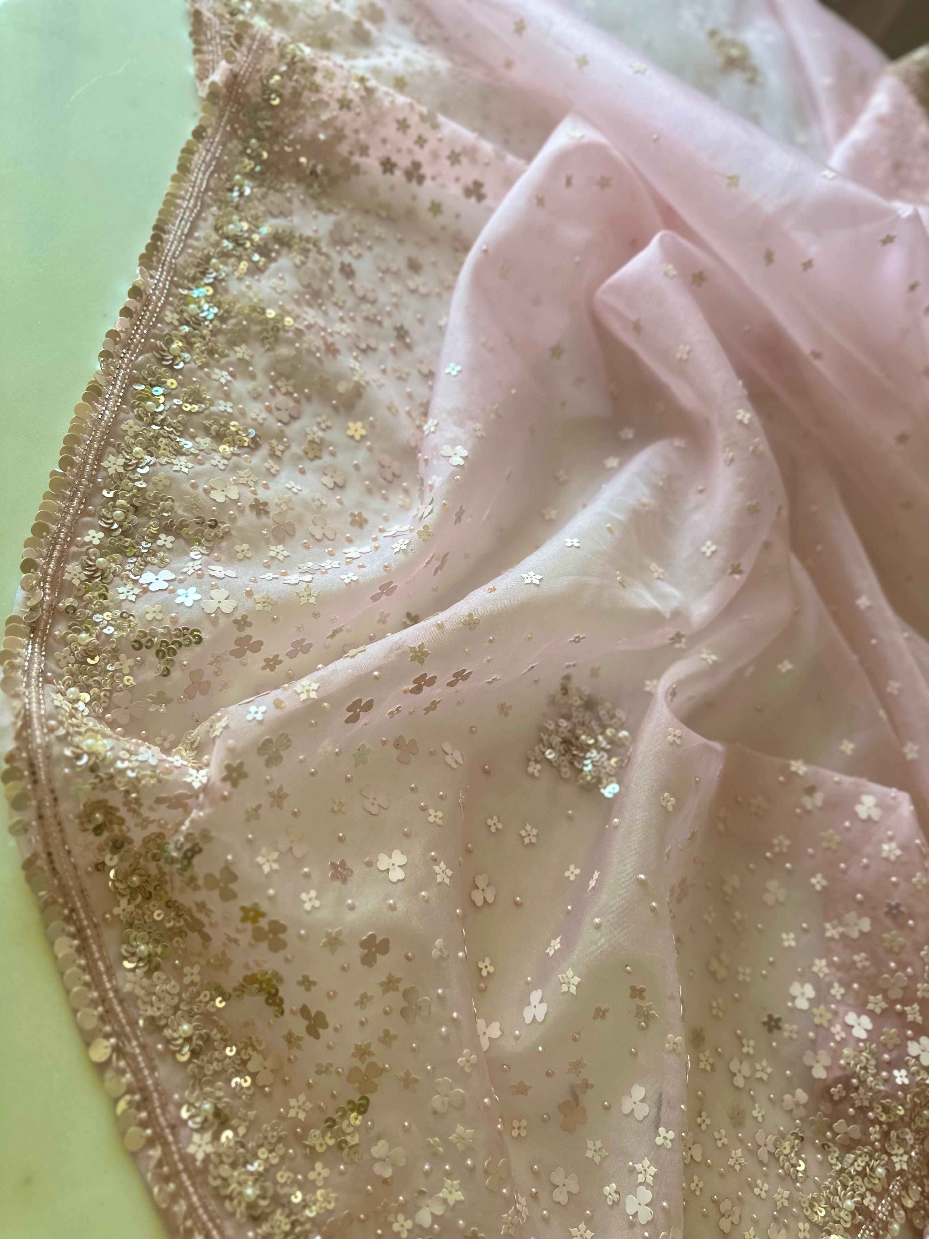 Pink Stars Parisa Saree